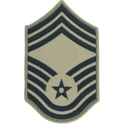 Deals ⭐ Exchange Select Air Force Rank CMSgt E-9 Subdued Large (ABU) 🧨