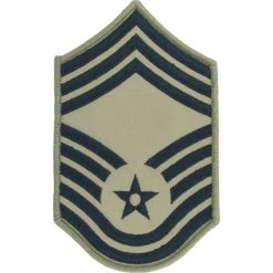 Best Pirce 😉 Exchange Select Air Force Rank CMSgt E-9 Subdued Small (ABU) 🎁