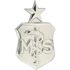 Best deal ❤️ Other Brands Air Force Senior Medical Service Badge, Mirror Finish, Regular Size 🎉
