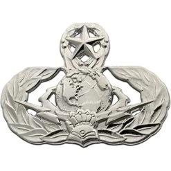 Deals 🛒 Other Brands Air Force Master Cyberspace Support Badge, Mirror Finish, Midsize 👍