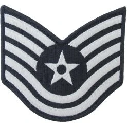 Promo ⌛ Ira Green, Inc Air Force Technical Sergeant (TSgt) Blue Chevron Large Rank ⭐