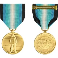 Discount 🎁 Ira Green, Inc Antarctica Service Large Medal Anodized Pin-On 😉