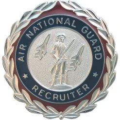 Discount 😀 Ira Green, Inc Air Force Badge Air National Guard Basic Recruiter, Pin-on 🔔