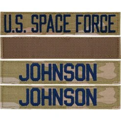 Discount 😉 Sayre Space Force Nametape Kit, 2 Name Tapes And 1 Branch Of Service Tape Hook & Loop ⌛