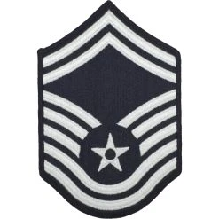 Coupon 🧨 Exchange Select Air Force SMSgt, Chevron Sew-On, Small Blue 🌟