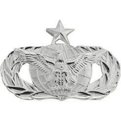 Promo 🤩 Ira Green, Inc Air Force Senior Force Protection Badge, Mirror Finish, Pin-On, Mid-Size 👍