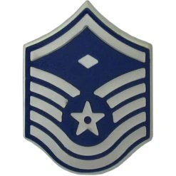 Wholesale 😉 Other Brands Air Force MSgt With Diamond Metal Pin-On Rank ⌛