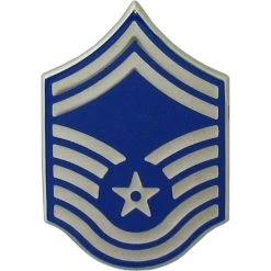 Best Sale ⌛ Other Brands Air Force SMSgt Metal Pin-On Rank ⌛