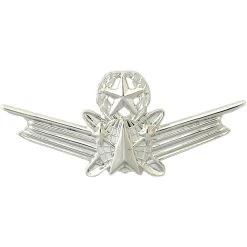 Coupon ❤️ Ira Green, Inc Air Force Master Space Command Badge, Mirror Finish, Medium Size 🔔