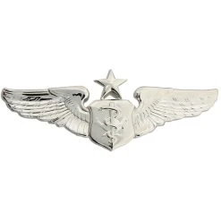 Discount ✔️ Other Brands Air Force Senior Enlisted Aircrew Badge, Mirror Finish, Regular Size 🌟