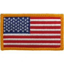New 😀 Ira Green, Inc US Flag Patch Forward Full Color With Hook Attachment ✨