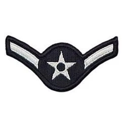 Deals ⭐ Other Brands Air Force Rank Amn E-2 Blue Chevron Large ❤️