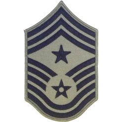 Cheapest ⭐ Exchange Select Air Force Command Chief Master Sergeant (CCM) Chevron & Star Sew-On, Large (ABU) 😍