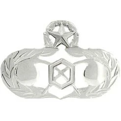 Brand new 👏 Other Brands Air Force Master Emergency Management Badge, Mirror Finish, Regular Size ⭐