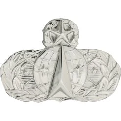 Promo 🤩 Ira Green, Inc Air Force Master Space/Missile Badge Non-Subdued, Pin-on, Regular Size 💯