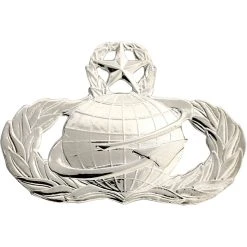Flash Sale 🔥 Other Brands Air Force Master Manpower And Personnel Badge, Mirror Finish, Regular Size 💯
