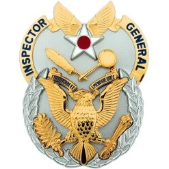 Hot Sale 🛒 Ira Green, Inc Air Force Inspector General Duty Badge, Mirror Finish, Regular Size ❤️