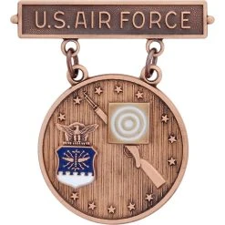 Outlet ⌛ Ira Green, Inc Air Force Excellence Competition Rifleman Bronze Large Badge Pin-On (ABU) ⭐