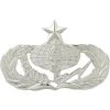 New 🛒 Other Brands Air Force Senior Services Badge, Mirror Finish, Regular Size 😍 -Deals military Store unnamed file 608