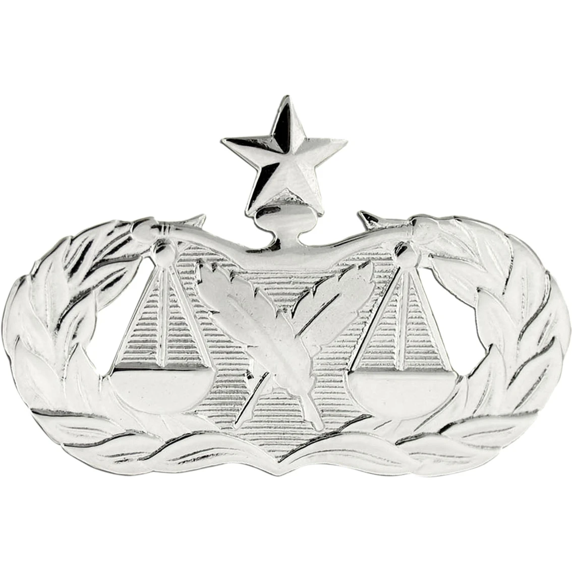 Outlet 👍 Other Brands Air Force Senior Paralegal Badge, Mirror Finish, Regular Size ❤️ 3 Outlet 👍 Other Brands Air Force Senior Paralegal Badge, Mirror Finish, Regular Size ❤️
