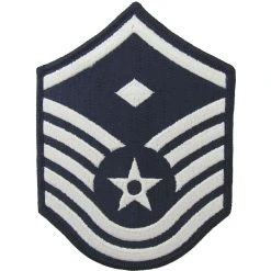 Discount ⭐ Ira Green, Inc Air Force Master Sergeant (MSgt) With Diamond (1Sgt) Blue Chevron Large Rank 🎁