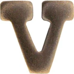 Promo ⌛ Ira Green, Inc Ribbon Device - Letter ''V'' Bronze, 1/4 In. 🧨