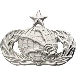 Outlet 🧨 Ira Green, Inc Air Force Senior Communication Badge, Mirror Finish, Medium Size ✨