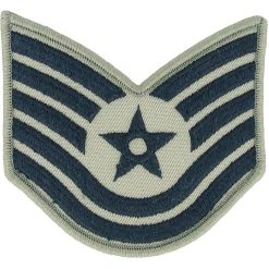 Outlet 🔥 Exchange Select Air Force Rank TSgt E-6 Subdued Large (ABU) ✔️